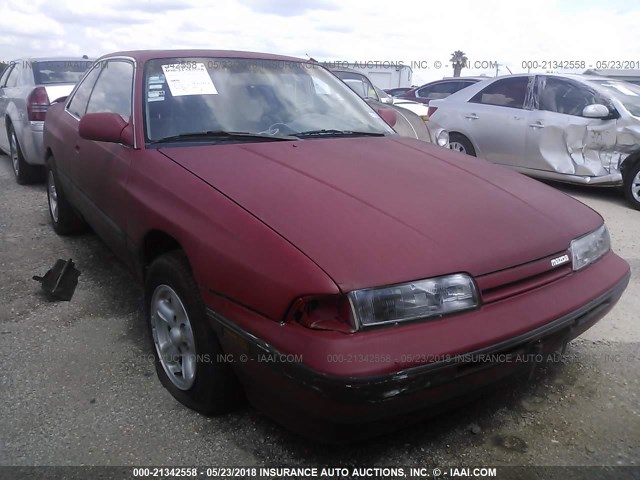 1YVGD31B2M5192352 - 1991 MAZDA MX-6 RED photo 1