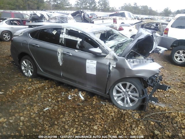 1C3CCCAB9FN595968 - 2015 CHRYSLER 200 LIMITED SILVER photo 1