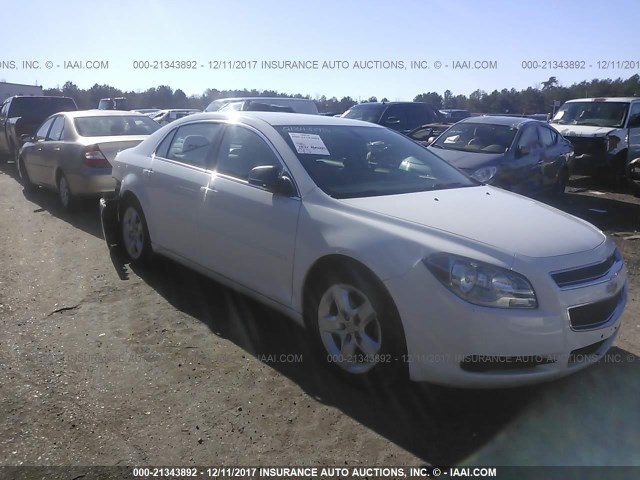 1G1ZA5E09CF394232 - 2012 CHEVROLET MALIBU LS 白色 照片 1