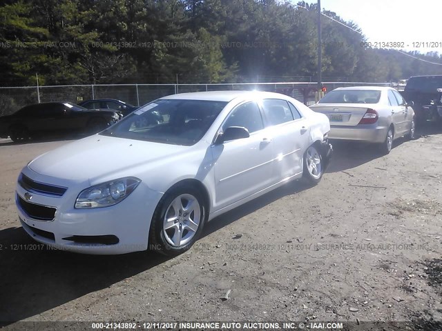 1G1ZA5E09CF394232 - 2012 CHEVROLET MALIBU LS 白色 照片 2