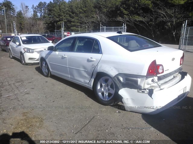 1G1ZA5E09CF394232 - 2012 CHEVROLET MALIBU LS 白色 照片 3