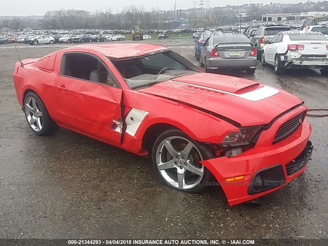 1ZVBP8CF0E5329145 - 2014 FORD MUSTANG GT RED photo 1