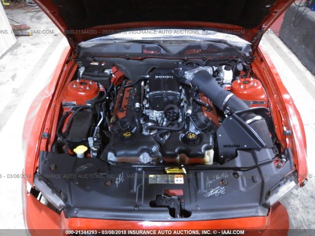 1ZVBP8CF0E5329145 - 2014 FORD MUSTANG GT RED photo 10