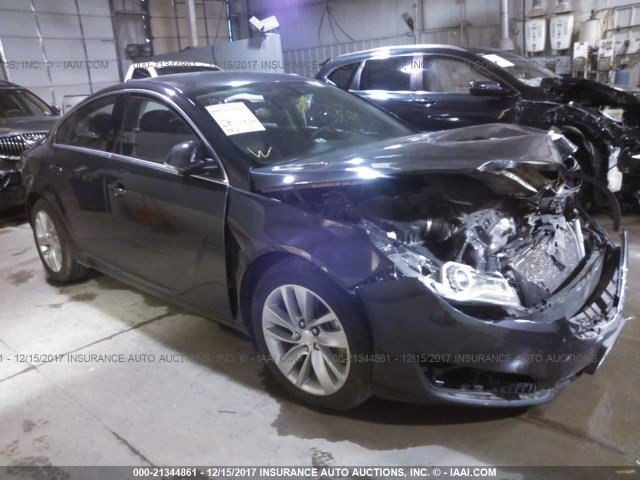 2G4GK5EX2F9285905 - 2015 BUICK REGAL GRAY photo 1