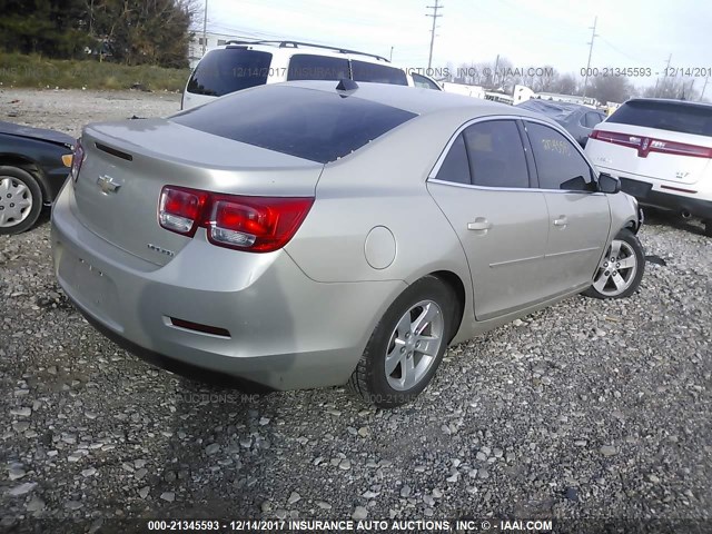 1G11B5SA6DF258794 - 2013 CHEVROLET MALIBU LS TAN photo 4