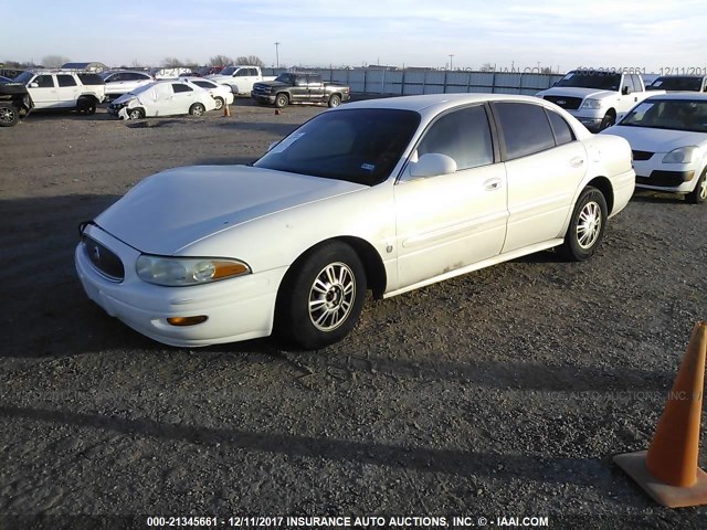 1G4HP52K95U121602 - 2005 BUICK LESABRE CUSTOM WHITE photo 2