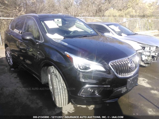 LRBFXBSA2HD027002 - 2017 BUICK ENVISION ESSENCE Սև լուսանկար 1