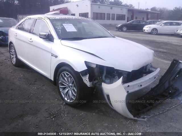 1FAHP2F8XFG167690 - 2015 FORD TAURUS LIMITED WHITE photo 1