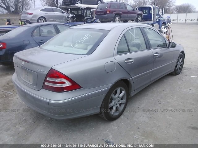 WDBRF92H17F925177 - 2007 MERCEDES-BENZ C 280 4MATIC TAN photo 4