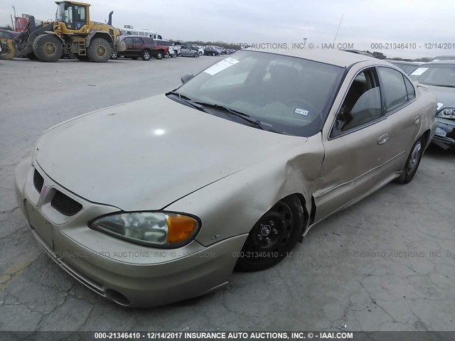 1G2NE52E35M110736 - 2005 PONTIAC GRAND AM SE GOLD photo 2