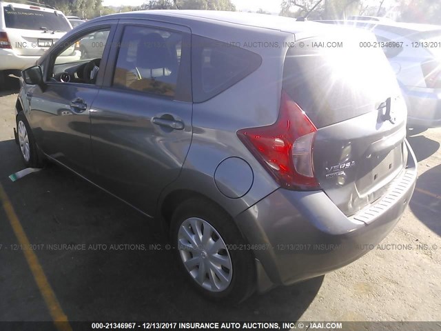 3N1CE2CP8GL395113 - 2016 NISSAN VERSA NOTE S/S PLUS/SV/SL/SR GRAY photo 3