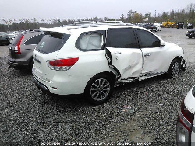 5N1AR2MN2EC607045 - 2014 NISSAN PATHFINDER S/SV/SL/PLATINUM 白色 照片 4