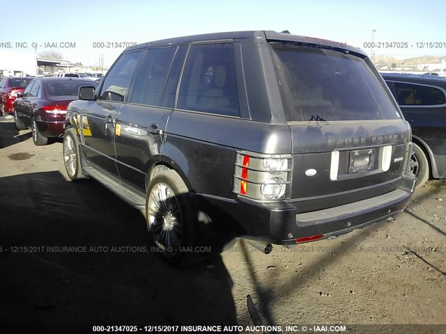 SALMF13456A233078 - 2006 LAND ROVER RANGE ROVER SUPERCHARGED GRAY photo 3