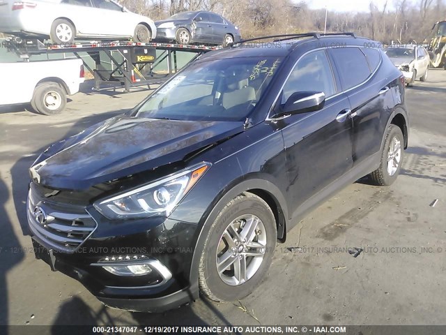 5NMZU3LB9JH079065 - 2018 HYUNDAI SANTA FE SPORT  BLACK photo 2