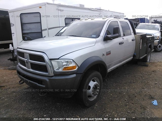 3D6WU7CL8BG500770 - 2011 DODGE RAM 5500 ST/SLT/LARAMIE SILVER photo 2