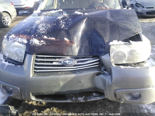 JF1SG67696H733858 - 2006 SUBARU FORESTER 2.5X LL BEAN BLACK photo 10