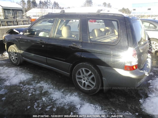 JF1SG67696H733858 - 2006 SUBARU FORESTER 2.5X LL BEAN BLACK photo 3