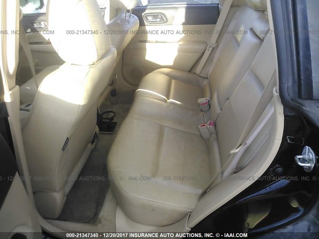JF1SG67696H733858 - 2006 SUBARU FORESTER 2.5X LL BEAN BLACK photo 8
