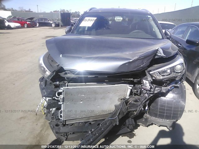 KM8J33A45HU252633 - 2017 HYUNDAI TUCSON LIMITED/SPORT AND ECO/SE GRAY photo 6