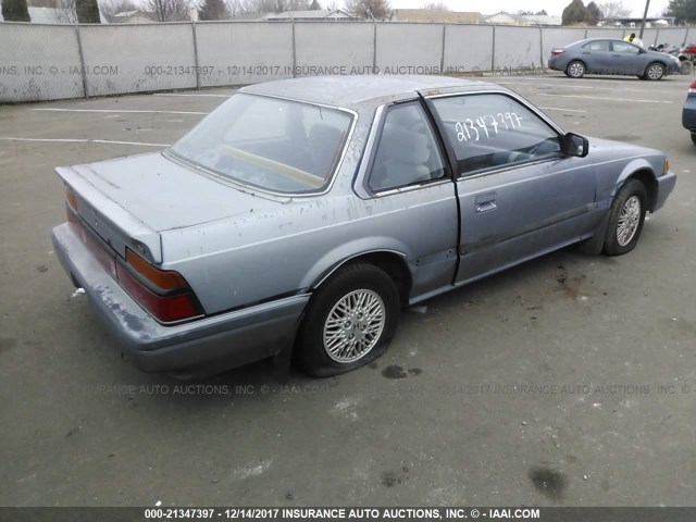 JHMBA3144HC009060 - 1987 HONDA PRELUDE 2.0SI/2.0S BLUE photo 4