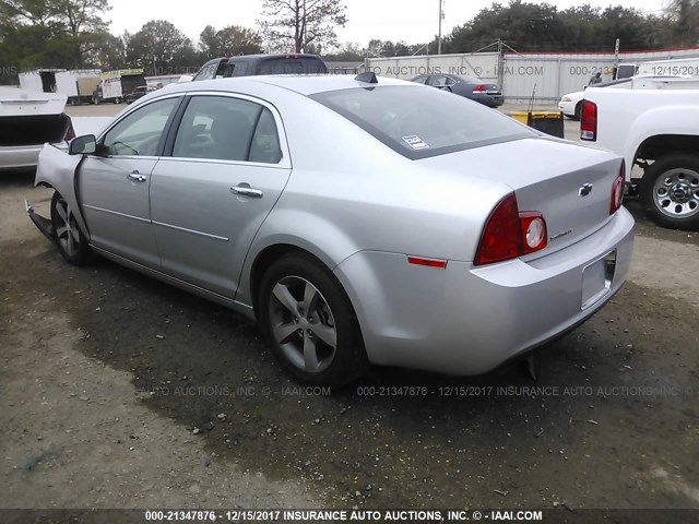 1G1ZC5E0XCF300109 - 2012 CHEVROLET MALIBU 1LT 银色 照片 3