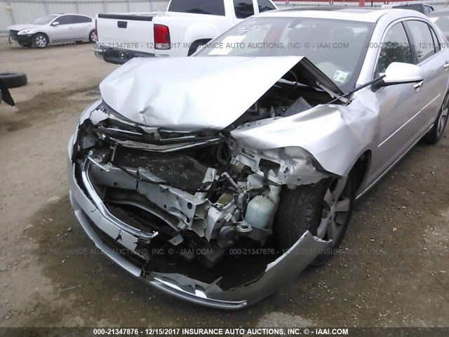1G1ZC5E0XCF300109 - 2012 CHEVROLET MALIBU 1LT 银色 照片 6