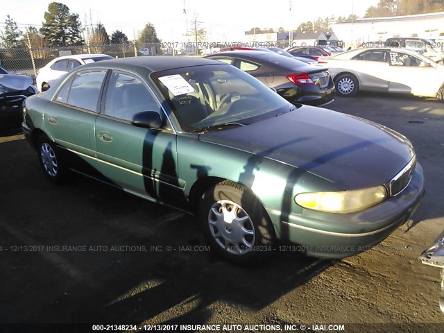 2G4WS52MXX1459919 - 1999 BUICK CENTURY CUSTOM GREEN photo 1