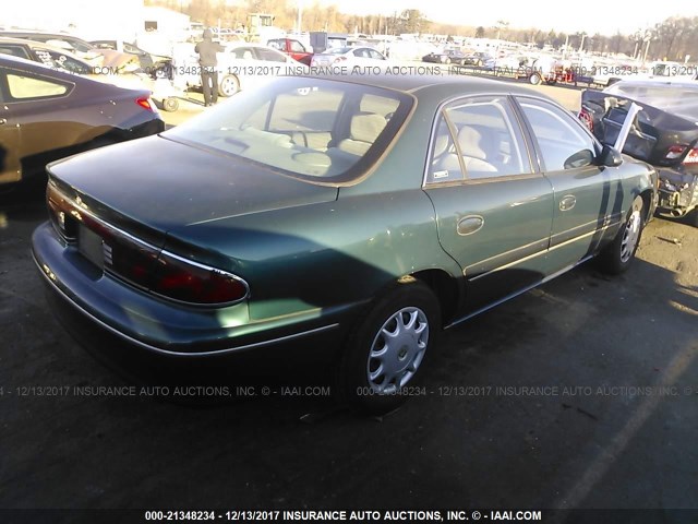 2G4WS52MXX1459919 - 1999 BUICK CENTURY CUSTOM GREEN photo 4