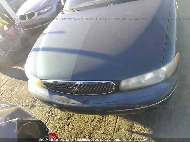 2G4WS52MXX1459919 - 1999 BUICK CENTURY CUSTOM GREEN photo 6