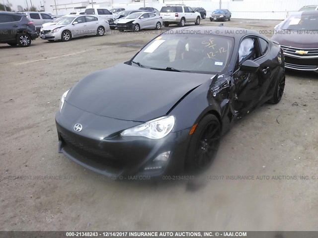 JF1ZNAA10F8711039 - 2015 TOYOTA SCION FR-S ნაცრისფერი ფოტო 2