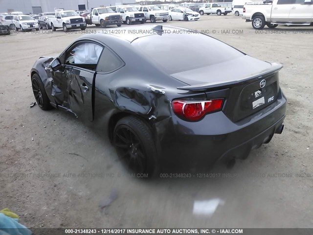 JF1ZNAA10F8711039 - 2015 TOYOTA SCION FR-S GRAY photo 3