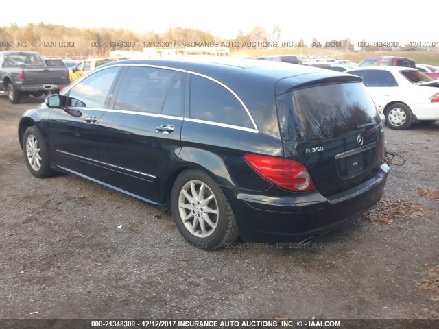 4JGCB65EX7A045347 - 2007 MERCEDES-BENZ R 350 BLACK photo 3