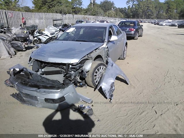 1G6DE5EY2B0163947 - 2011 CADILLAC CTS LUXURY COLLECTION SILVER photo 2