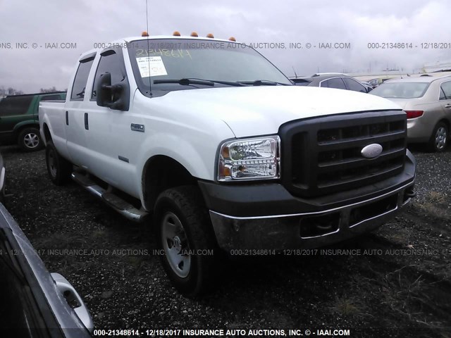 1FTSW31PX7EA90713 - 2007 FORD F350 SRW SUPER DUTY WHITE photo 1