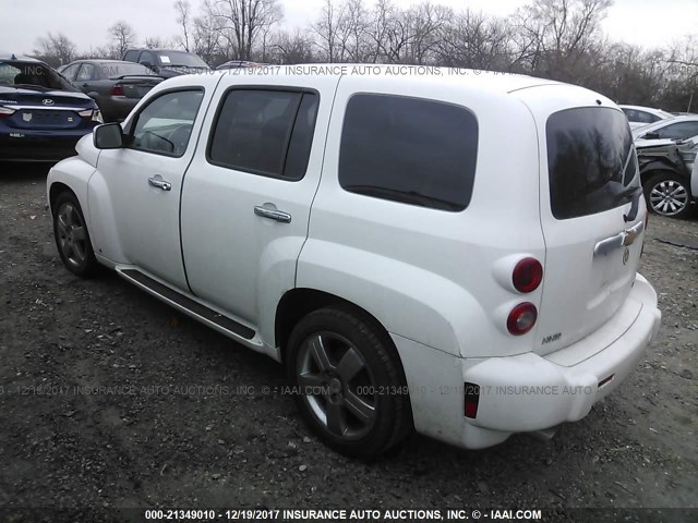 3GNCA53V99S598682 - 2009 CHEVROLET HHR LT WHITE photo 3