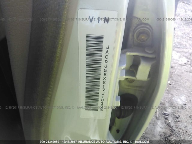 JACDJ58X817J16325 - 2001 ISUZU TROOPER S/LS/LIMITED 白色 照片 9