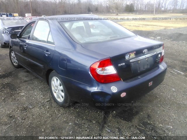 4T1BE30K23U203106 - 2003 TOYOTA CAMRY LE/XLE/SE 蓝色 照片 3