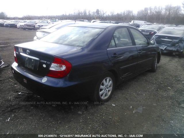 4T1BE30K23U203106 - 2003 TOYOTA CAMRY LE/XLE/SE 蓝色 照片 4