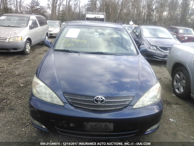 4T1BE30K23U203106 - 2003 TOYOTA CAMRY LE/XLE/SE 蓝色 照片 6