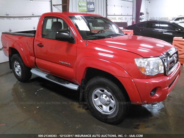 5TEPX42N08Z514064 - 2008 TOYOTA TACOMA RED photo 1