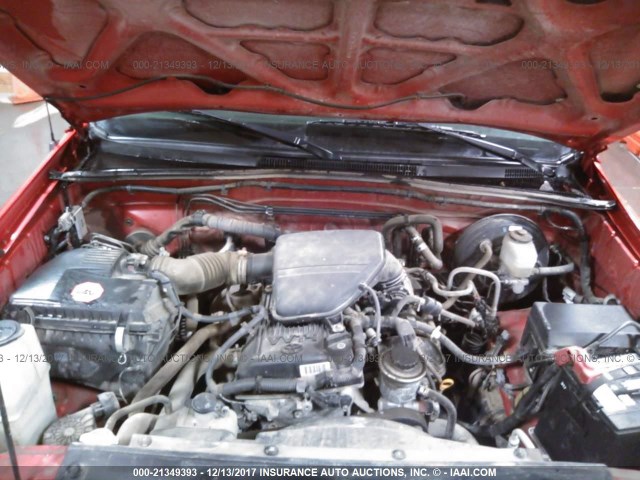 5TEPX42N08Z514064 - 2008 TOYOTA TACOMA RED photo 10