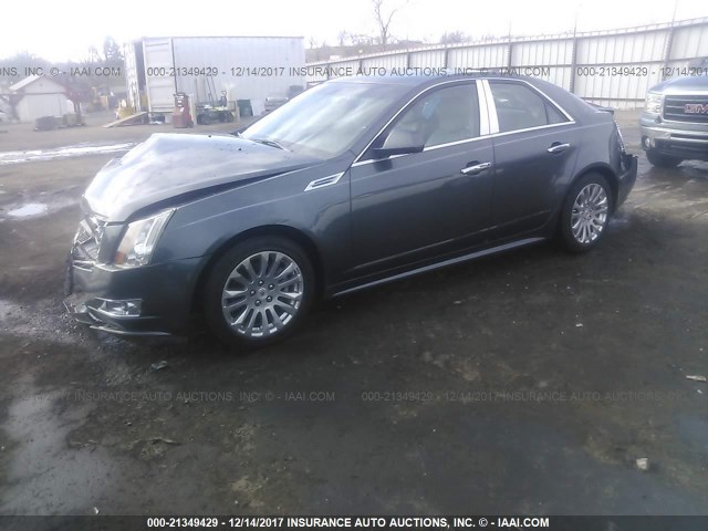 1G6DJ5EG9A0116996 - 2010 CADILLAC CTS PERFORMANCE COLLECTION GRAY photo 2