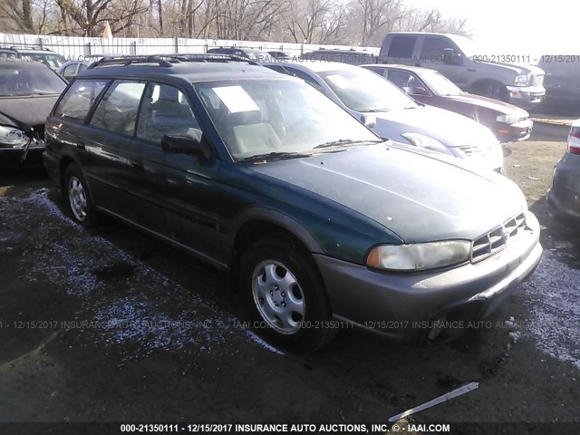 4S3BG4854T6381994 - 1996 SUBARU LEGACY OUTBACK GREEN photo 1