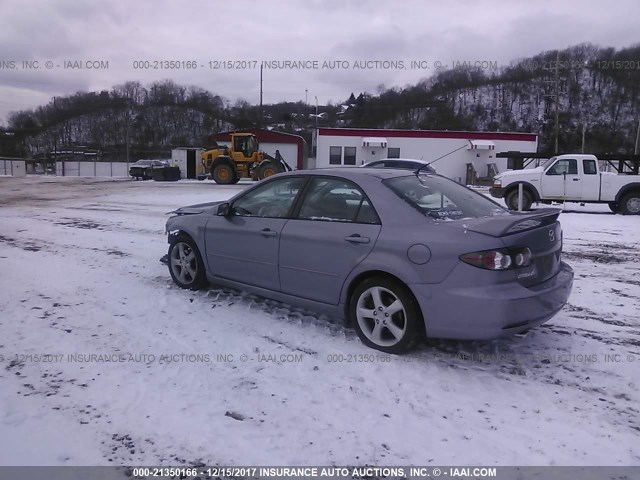 1YVHP80D465M13710 - 2006 MAZDA 6 S GRAY photo 3