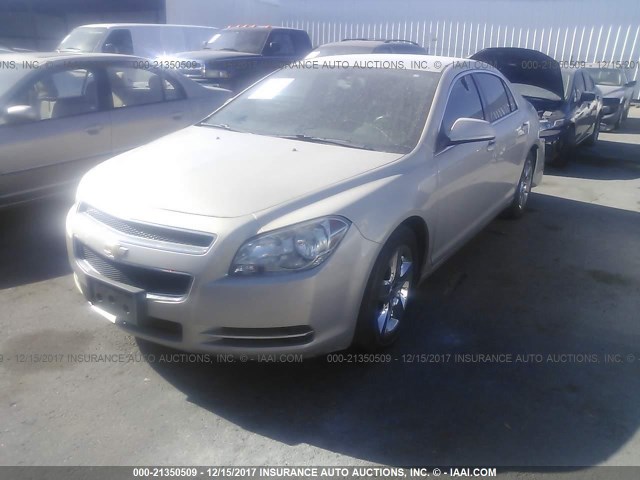 1G1ZH57B69F188238 - 2009 CHEVROLET MALIBU 1LT 金色 照片 2