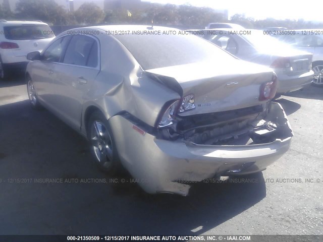 1G1ZH57B69F188238 - 2009 CHEVROLET MALIBU 1LT 金色 照片 3