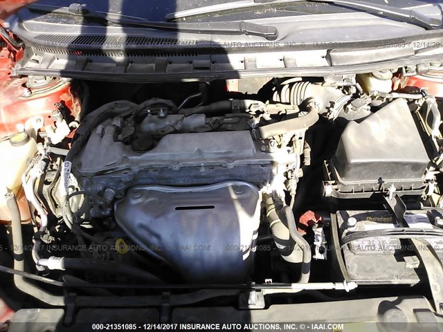 JTKJF5C7XD3051432 - 2013 TOYOTA SCION TC 红色 照片 10