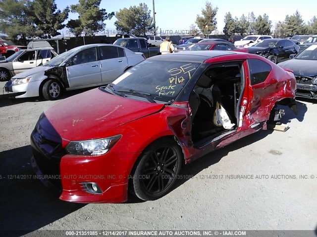 JTKJF5C7XD3051432 - 2013 TOYOTA SCION TC 红色 照片 2