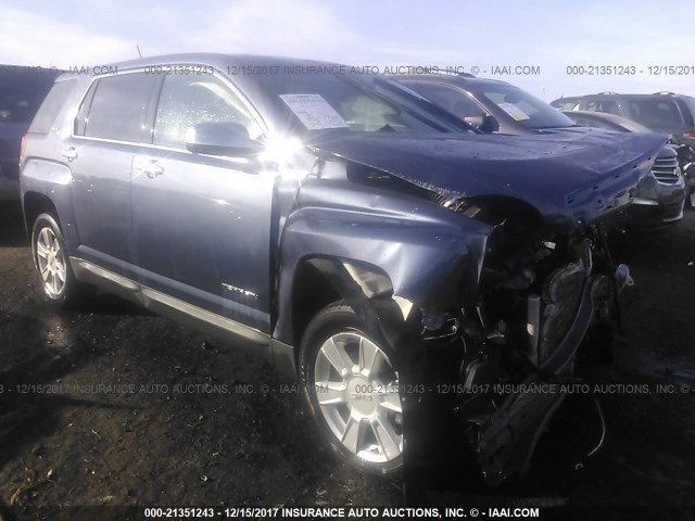 2GKALMEKXD6412361 - 2013 GMC TERRAIN SLE BLUE photo 1