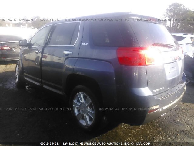 2GKALMEKXD6412361 - 2013 GMC TERRAIN SLE BLUE photo 3